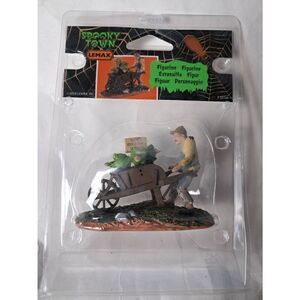 LEMAX SPOOKY TOWN "GARDEN OF EATEN WORKER" #92732 Figurine Good PreOwned